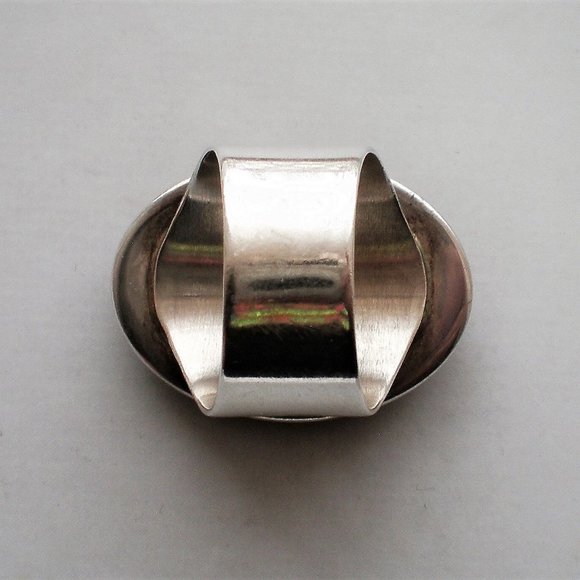 HUGE Jay King Drt Sterling Silver 925 Picture Jasper Cocktail Dinner Ring 14 g. - Picture 9 of 11